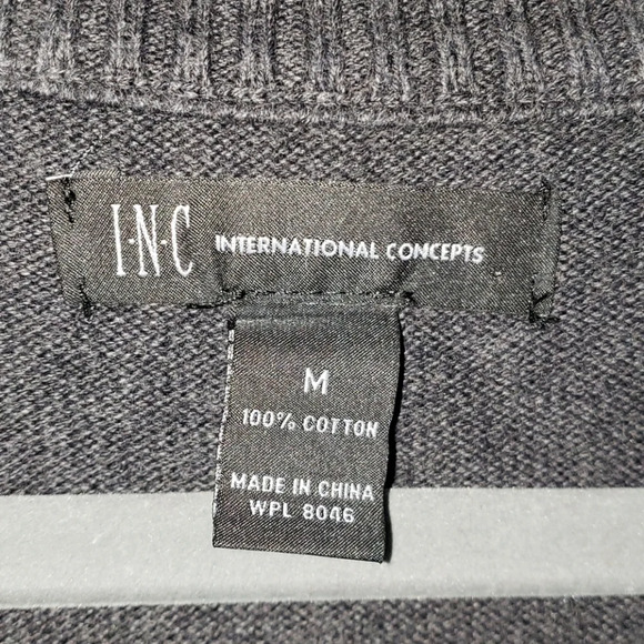 INC International Charcoal Grey Sweater - Picture 14 of 14